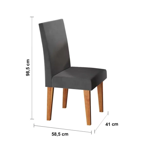 Conjunto Mesa  SERVILHA V1,20 4CAD. VENUS - Imagem 2