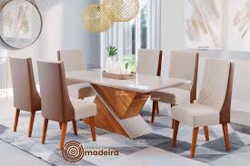 Mesa AURORA 1,80 6 CAD. TAPAZIO